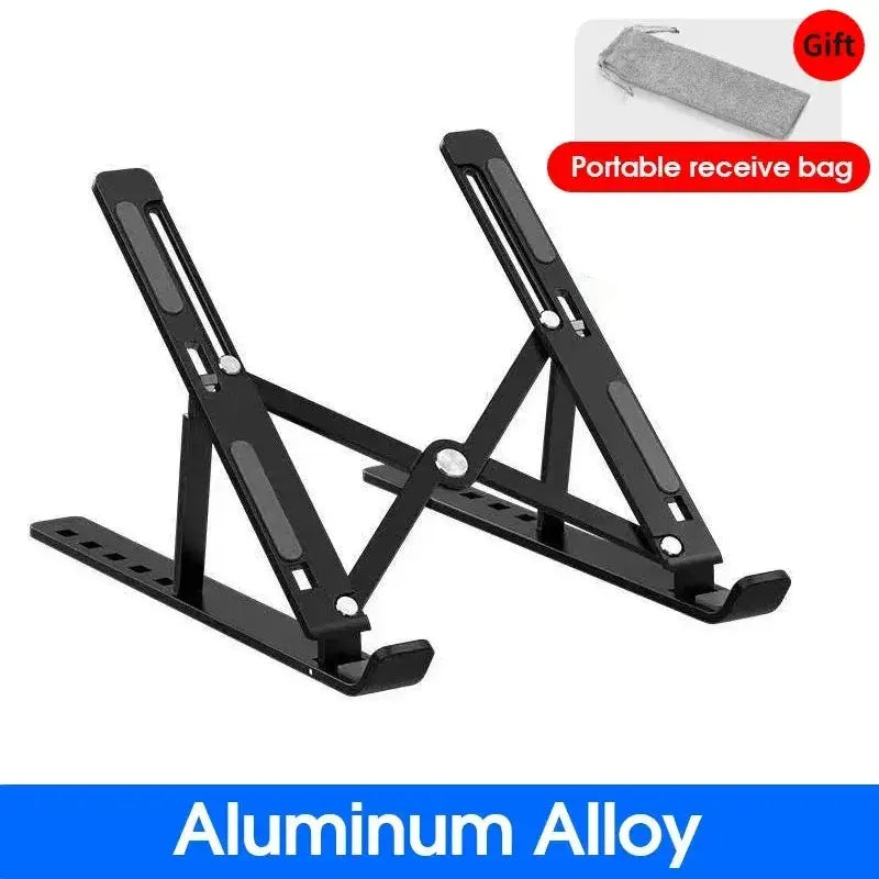 Foldable Laptop Stand Adjustable Portable Notebook Bracket Support Base Aluminum Alloy Holder For Macbook Laptop PC Accessories - RY Shop m