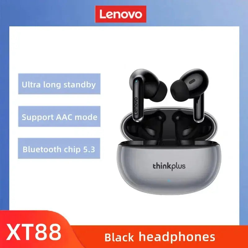 Original Lenovo XT88 Wireless Bluetooth Earbuds Hifi Music Earphone With Microphone Headphone Sport Waterproof Headset 2022 New - RY Shop m
