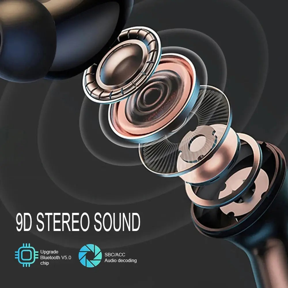 Original Thinkplus Wireless Bluetooth Earphones ANC Noise Reduction Earbuds HD Mic Call Gamer Headsets LED Touch Screen Control - RY Shop m