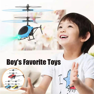 Rechargeable Mini RC Drone Remote Safe Fall-resistant RC Helicopters Drone Children Toys - RY Shop m