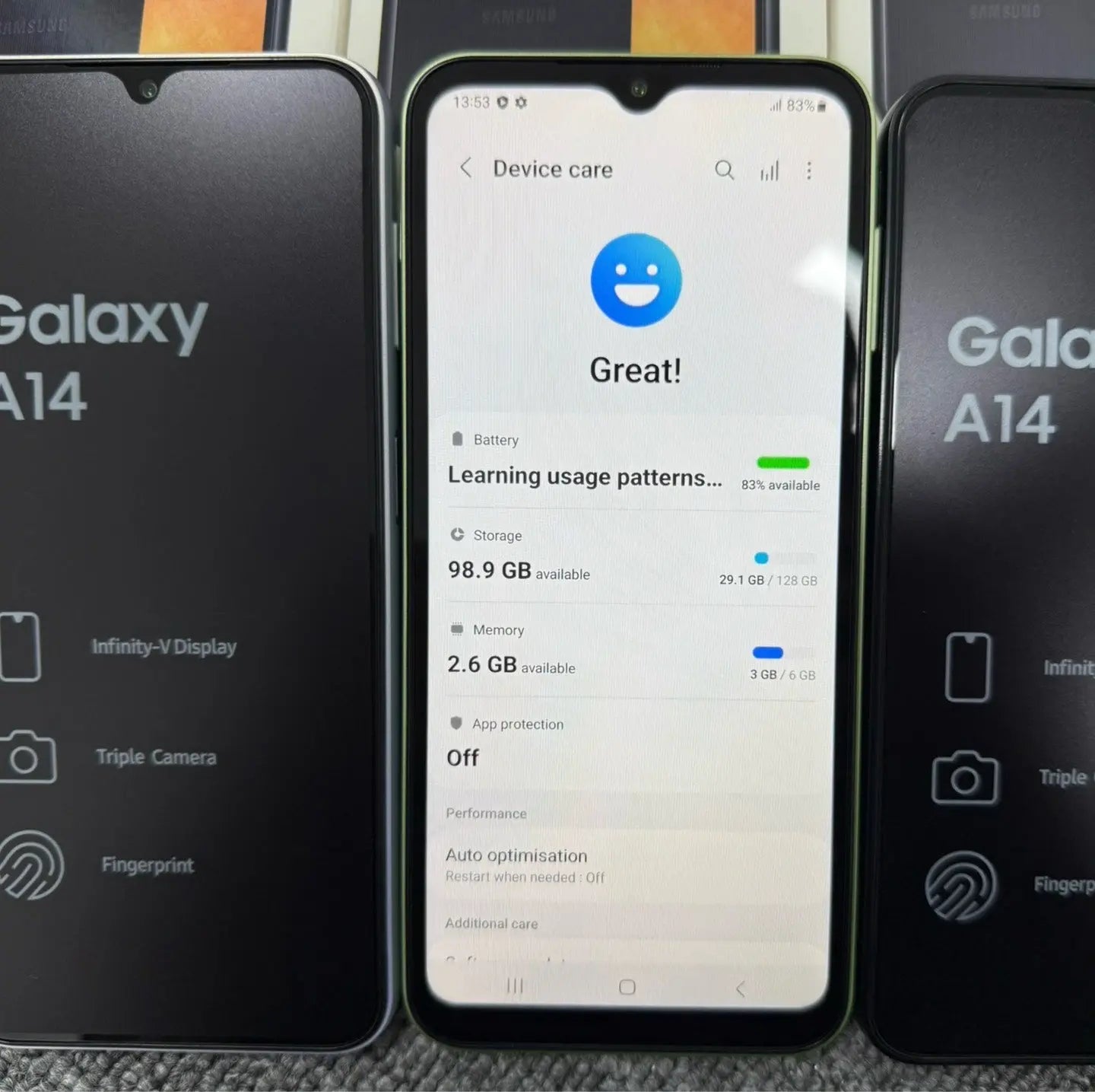 Samsung A14 5G International Edition, 6➕128 RAM, Tricolor