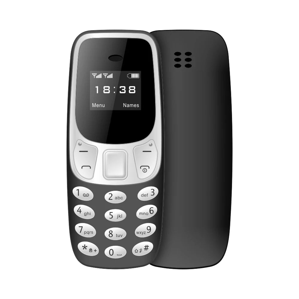 SERVO BM10 Mini Mobile Phone 2 SIM Card Bluetooth Earphone Voice Dialer Low Radiation Magic Voice Multi Language Small Cellphone