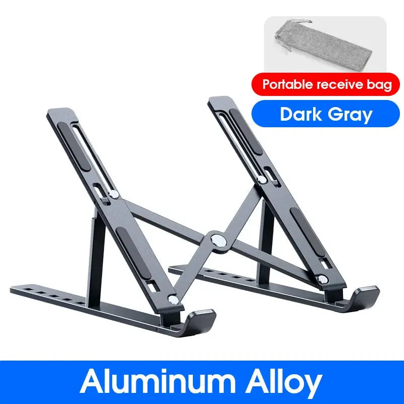 YYLM N8 Laptop Stand Aluminum for Macbook Adjustable Portable More Stabe Laptop Stand Cooling Stand Foldable Notebook Holder - RY Shop m