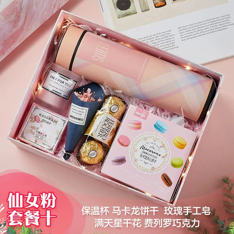Best man souvenir female bridesmaid wedding wedding men's practical birthday full moon return gift business education banquet gift box