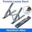 Foldable Laptop Stand Adjustable Portable Notebook Bracket Support Base Aluminum Alloy Holder For Macbook Laptop PC Accessories - RY Shop m