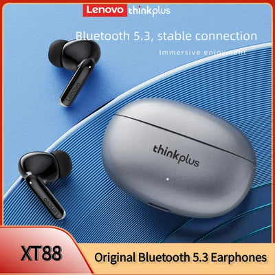Original Lenovo XT88 Wireless Bluetooth Earbuds Hifi Music Earphone With Microphone Headphone Sport Waterproof Headset 2022 New - RY Shop m