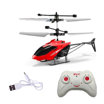 Rechargeable Mini RC Drone Remote Safe Fall-resistant RC Helicopters Drone Children Toys - RY Shop m