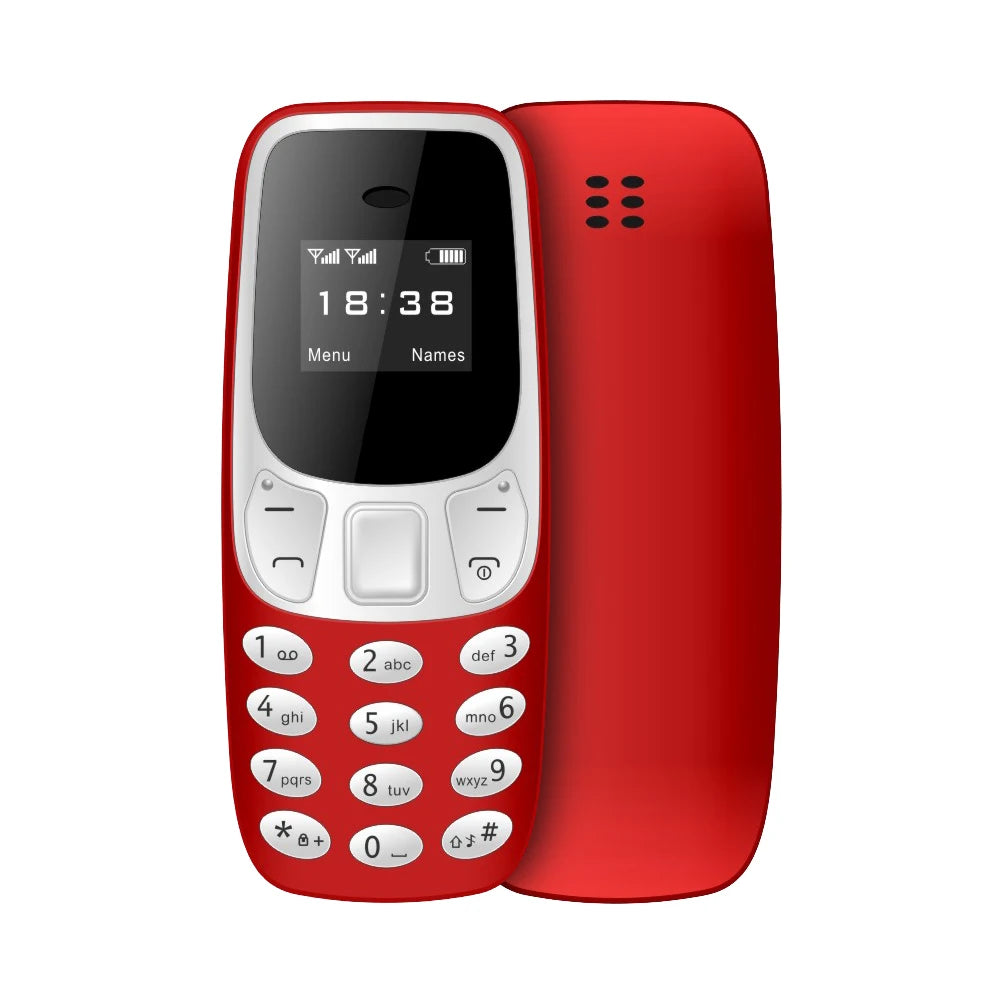 SERVO BM10 Mini Mobile Phone 2 SIM Card Bluetooth Earphone Voice Dialer Low Radiation Magic Voice Multi Language Small Cellphone