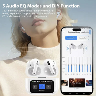 A9 Pro Wireless Bluetooth Earphone HiFi Stereo Headset Mic Noise Reduction Sport Earbuds For Xiaomi Lenovo iPhone Samsung Huawei
