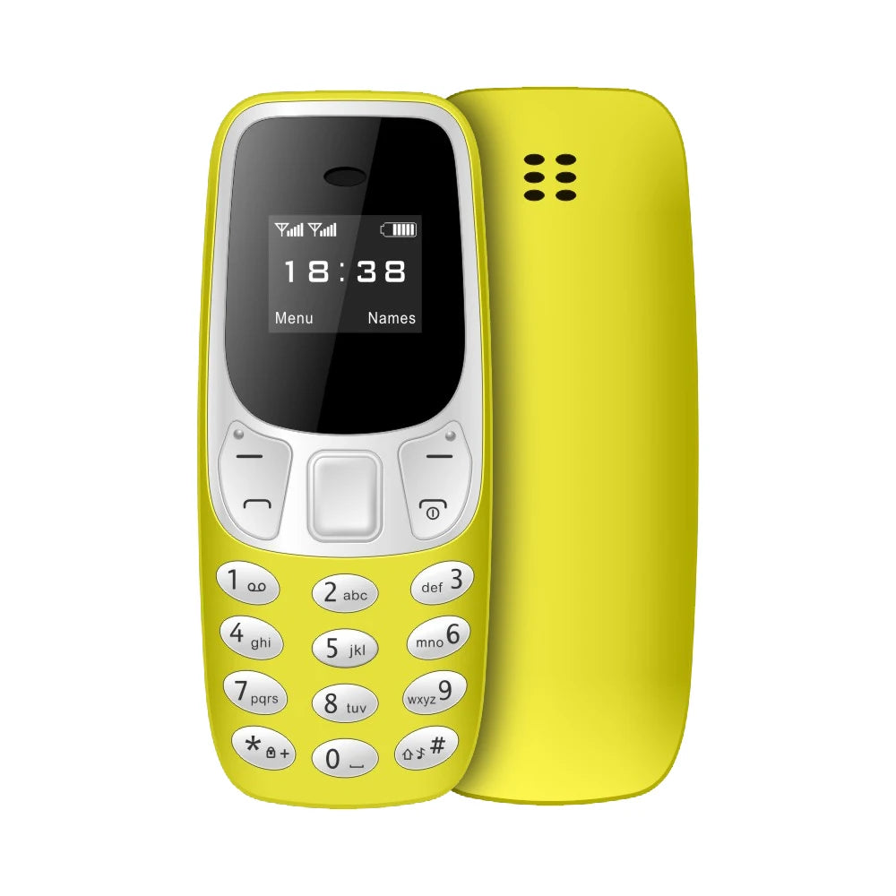 SERVO BM10 Mini Mobile Phone 2 SIM Card Bluetooth Earphone Voice Dialer Low Radiation Magic Voice Multi Language Small Cellphone