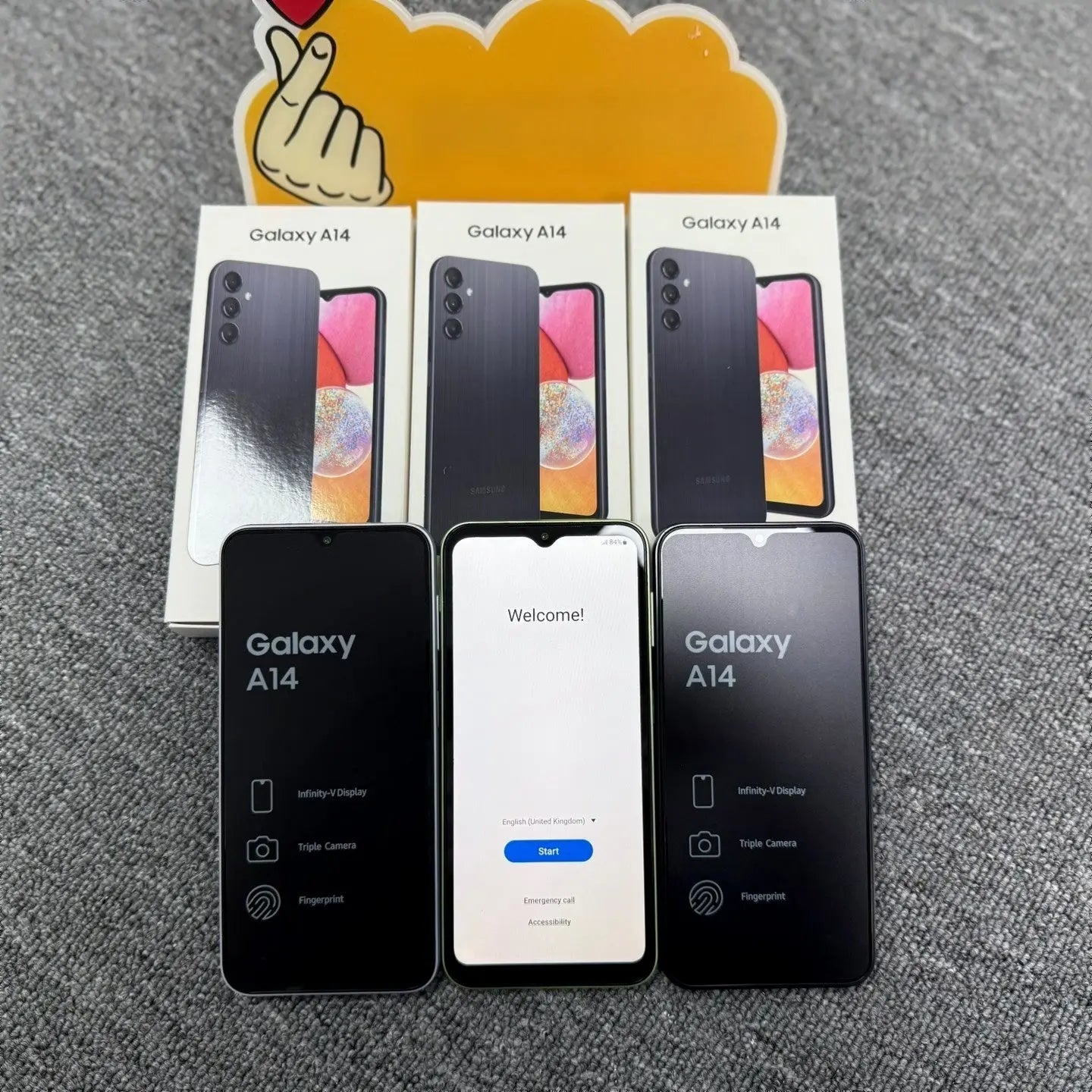 Samsung A14 5G International Edition, 6➕128 RAM, Tricolor