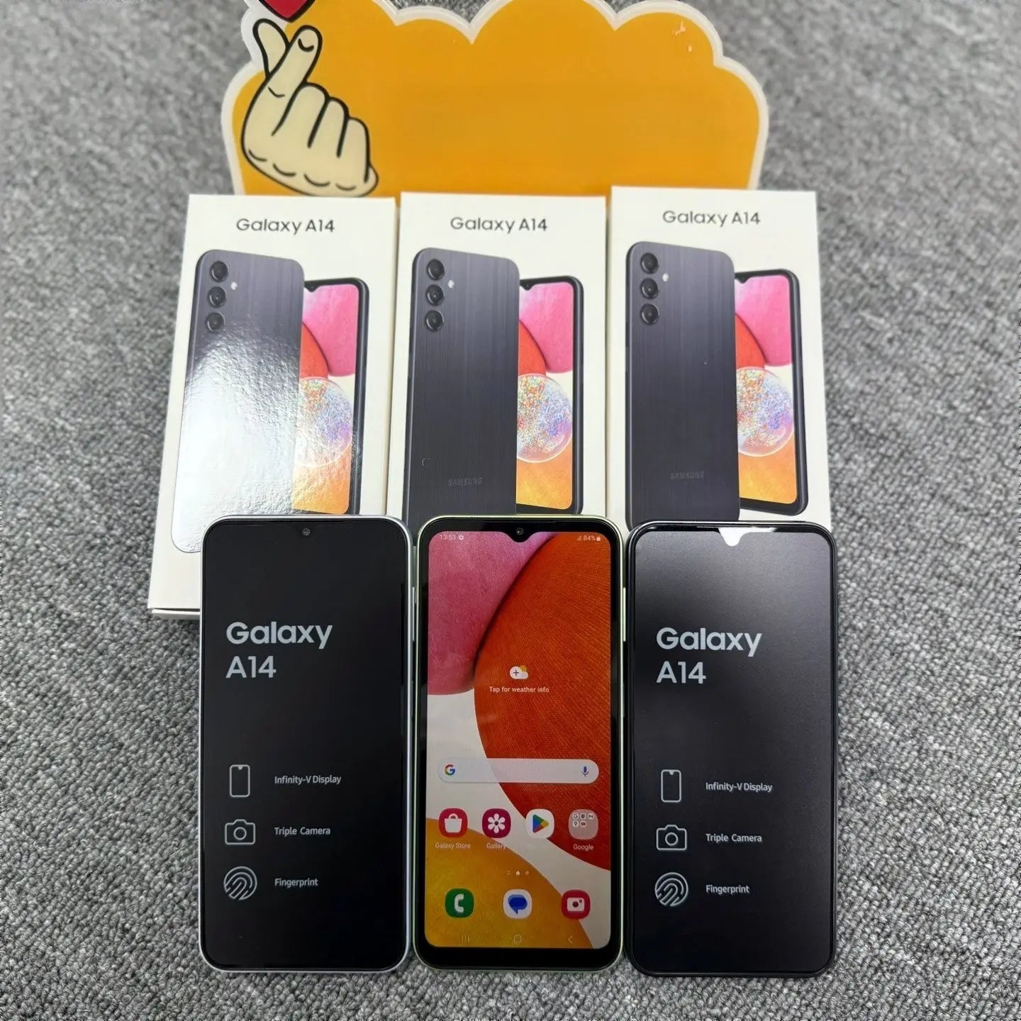 Samsung A14 5G International Edition, 6➕128 RAM, Tricolor