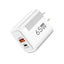 USB PD Charger 65W GaN Charger Plug PD Type C Fast Charging Phone Charger Adapter EU/US Plug for iPhone Samsung Phone Accessors