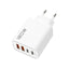 Total 120W 4 Port USB Type C Charger Fast Charging Data Cable USB Phone Charger Adapter for Samsung IPhone Xiaomi Wall Charger - RY Shop m